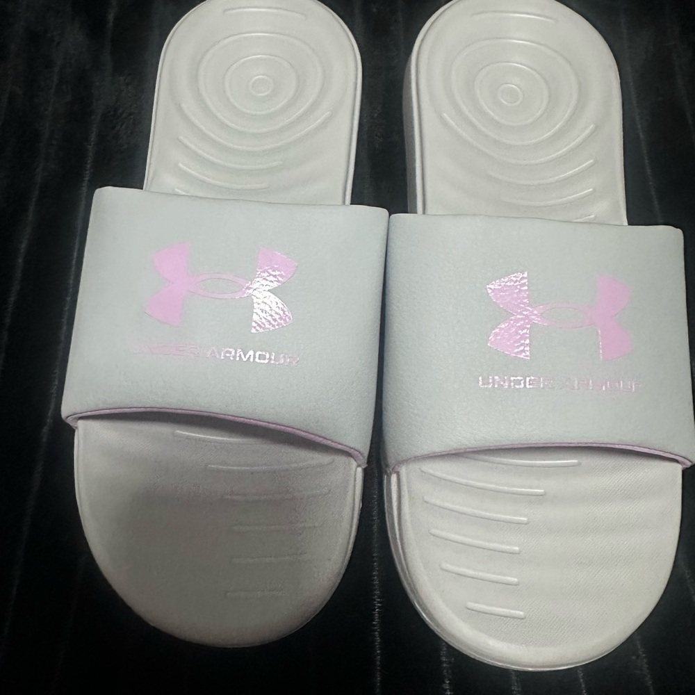 Under Armour Pink Casual Slides